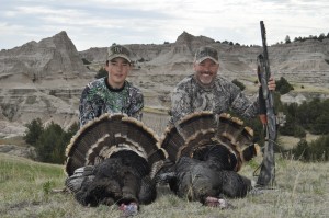 What better way to increase the bonding between father and son than chasing wily spring gobblers.